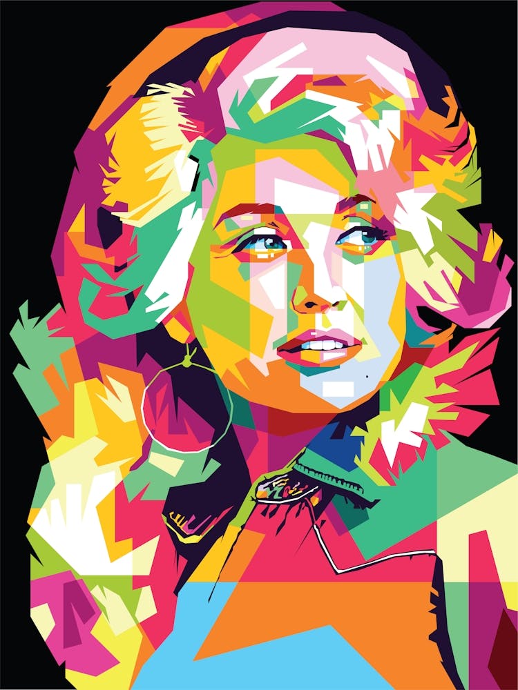Dolly Rebecca Parton Pop Art