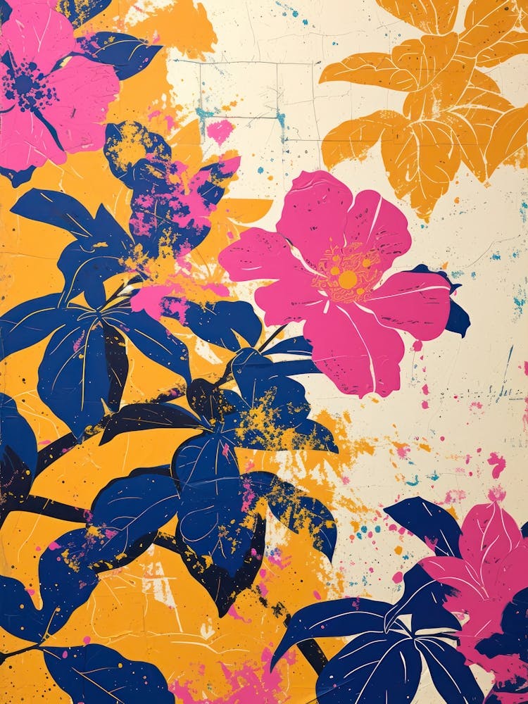 Hokusai Groß Japan Blumen Japanisch 6