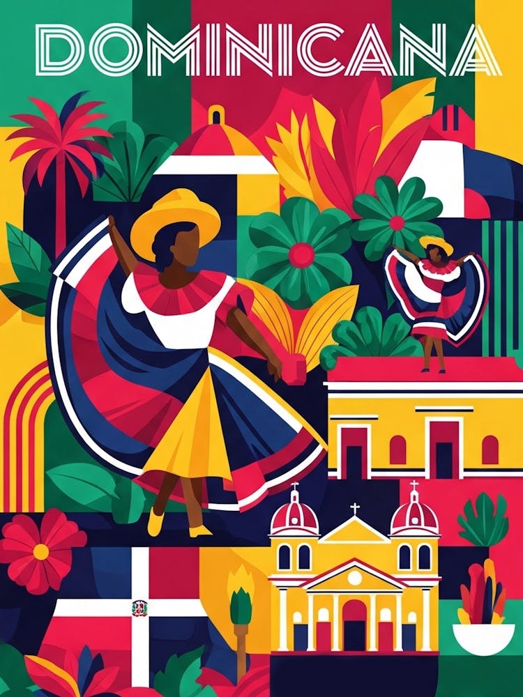 Abstract Pattern Culture Dominican Republic