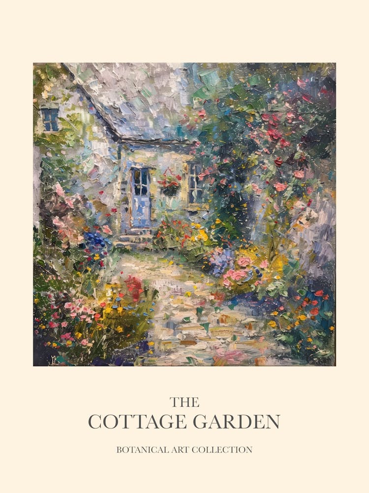 Flower Symphony Cottage Garden Poster 14