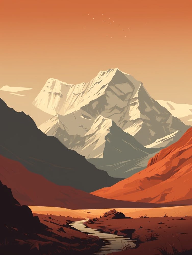 Annapurna Circuit Nepal 1 Hiking Trail Landscape