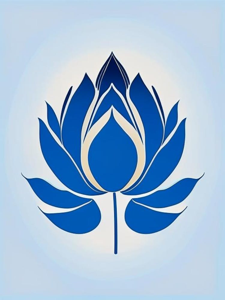 Blue Lotus Retro Minimal 6
