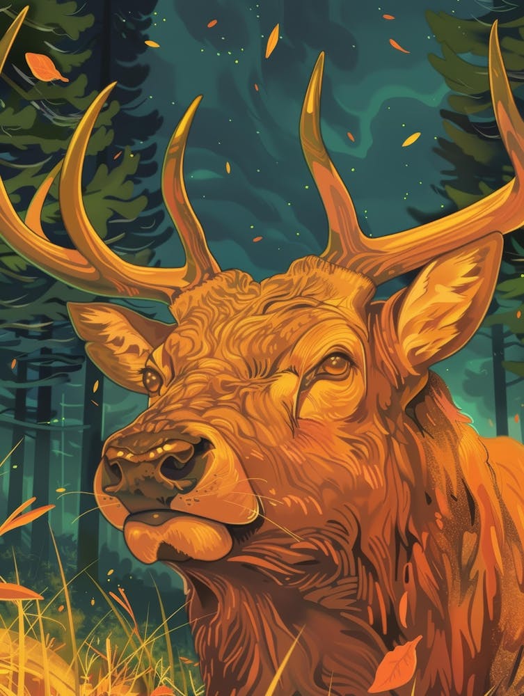 Deer In The Woods 13