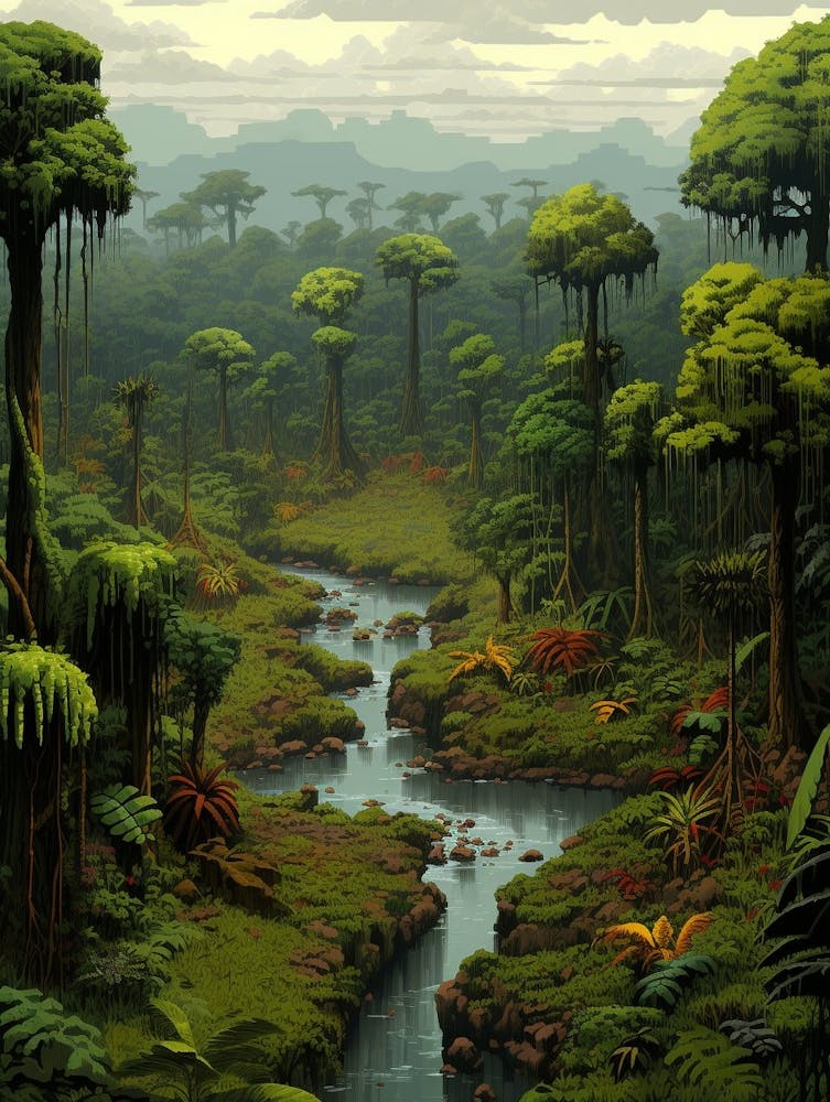 Congo Basin Pixel Art 2