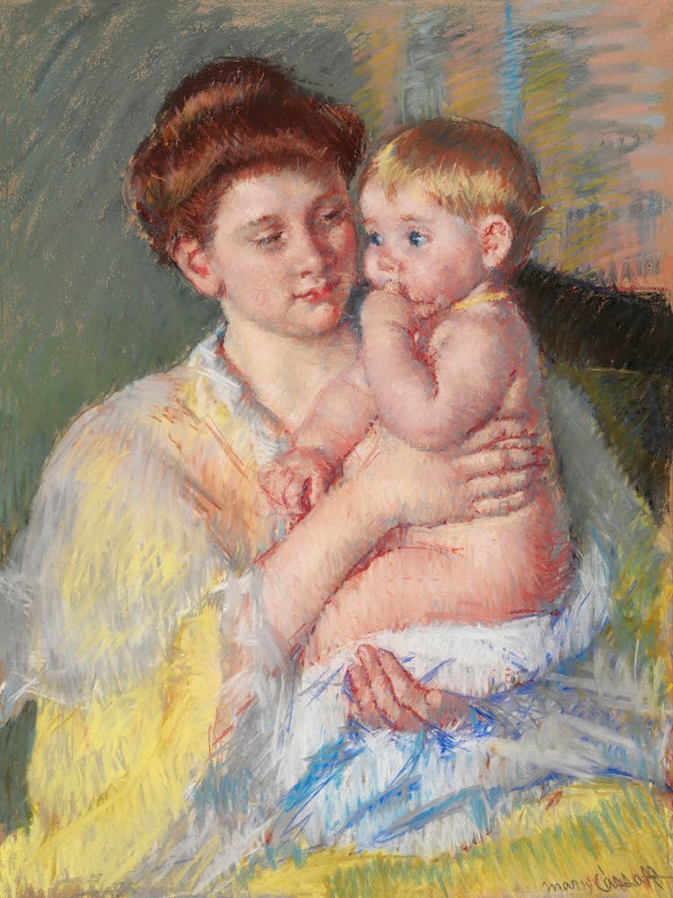 Baby John With Forefinger In His Mouth (1919), Mary Cassatt