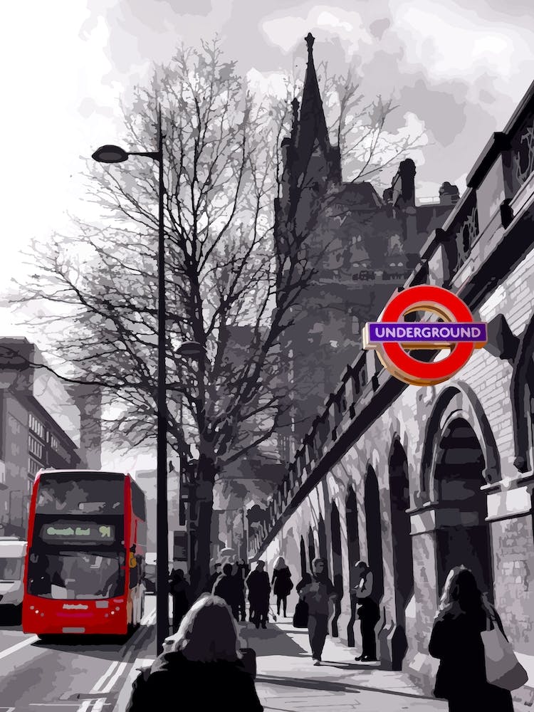 Red Splash Of London