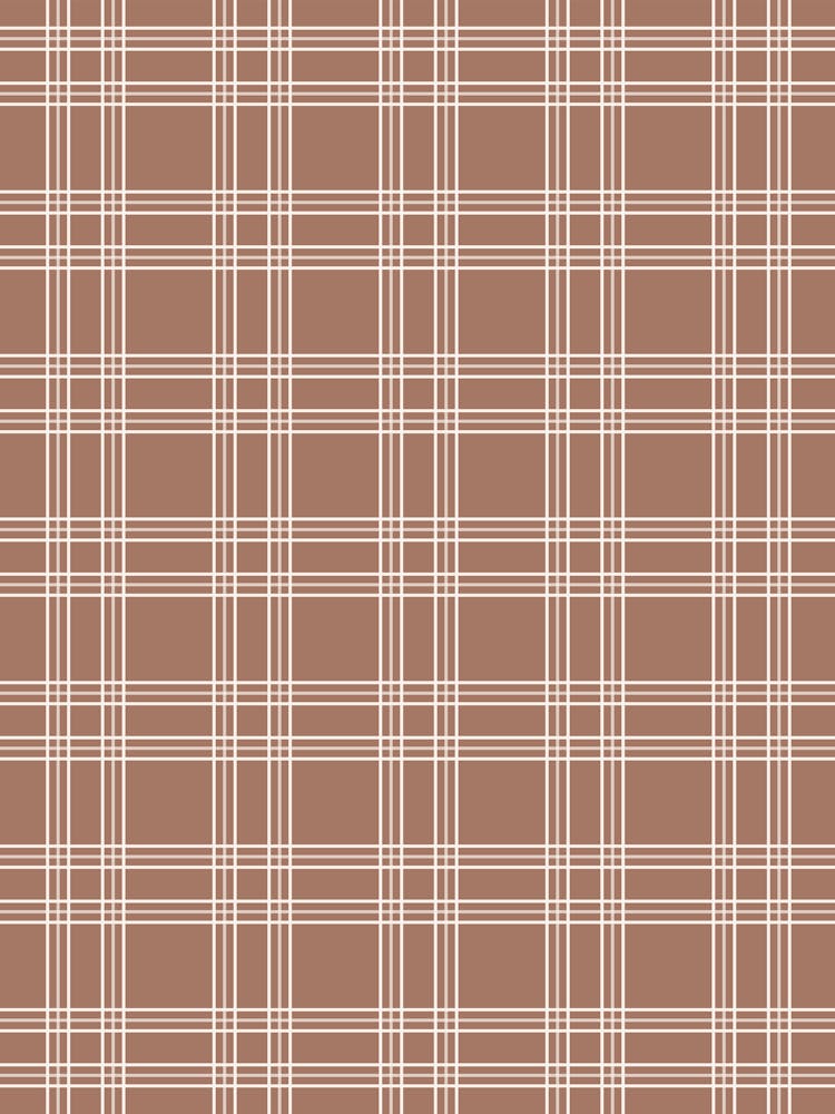 Mocha Mousse Gingham