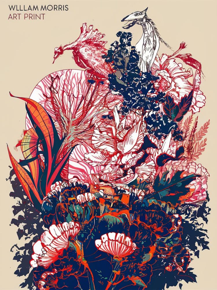 William Morris - flower art