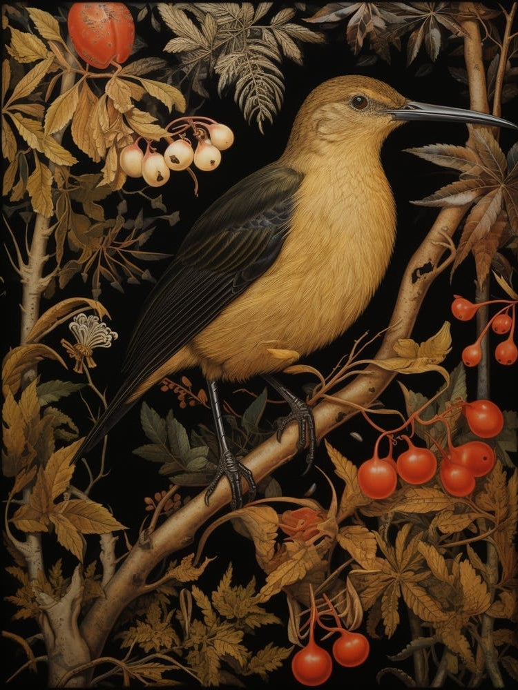 Dark And Moody Botanical Kiwi 2