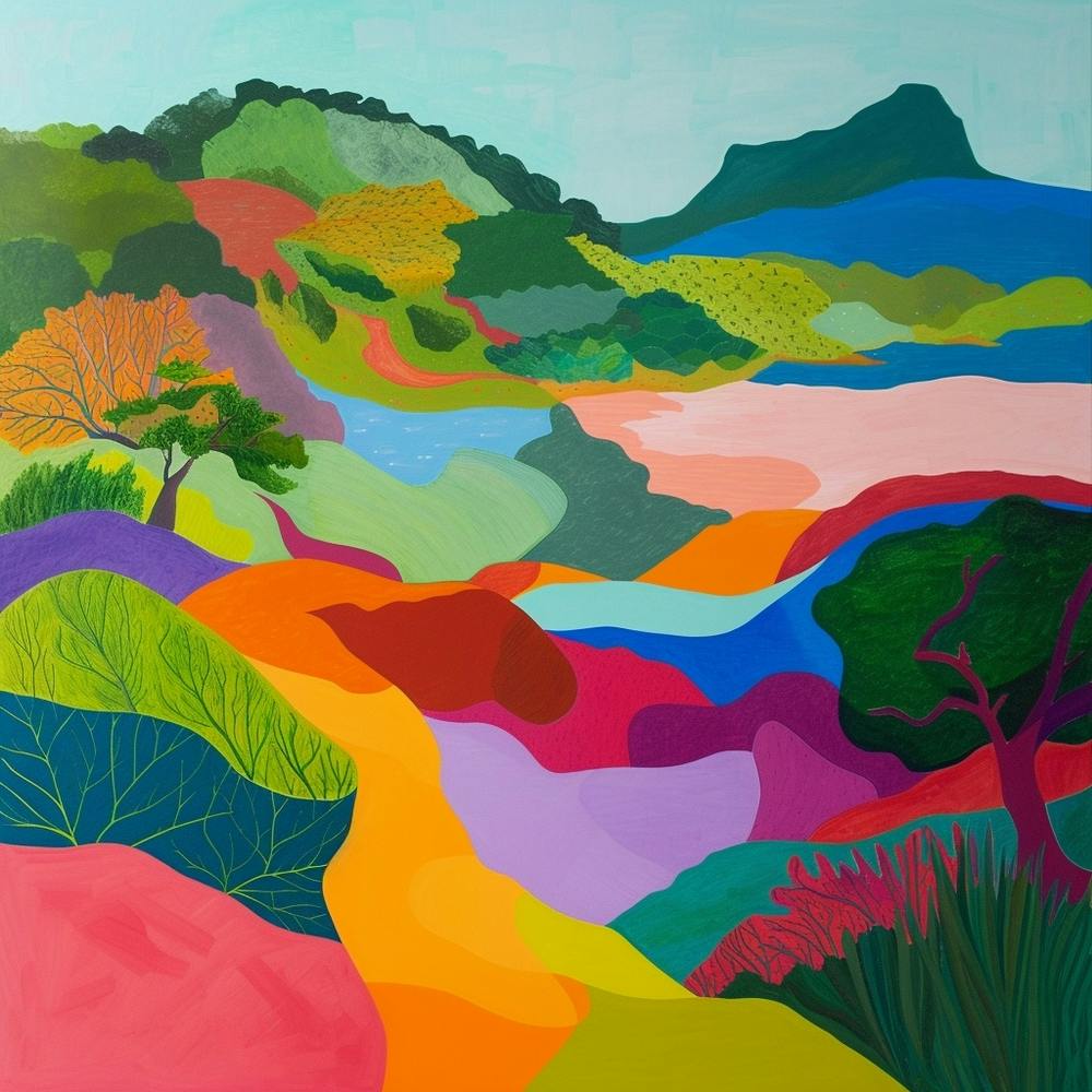 Abstract Travel Collection Saint Lucia 1