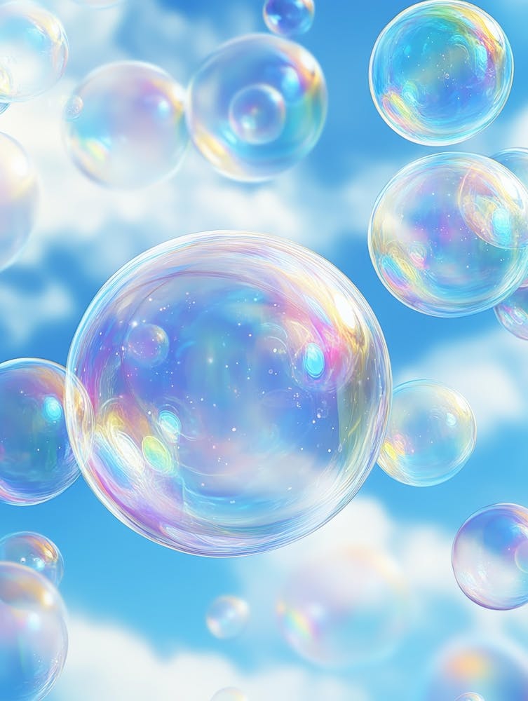 Soap Bubbles In The Sky