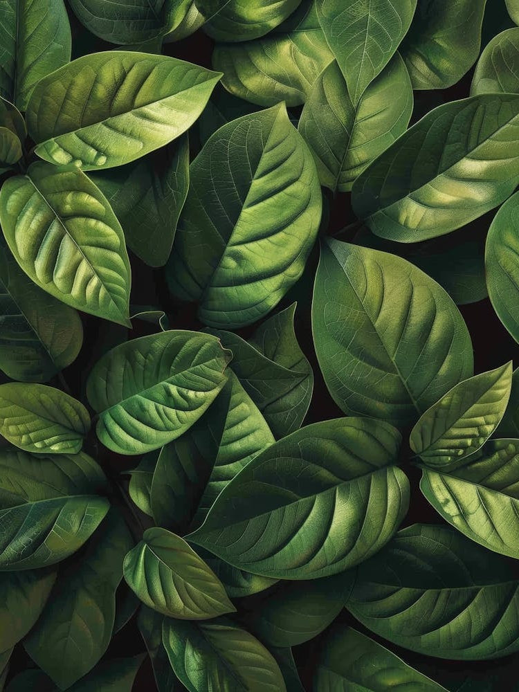 Green Leaves Background 3