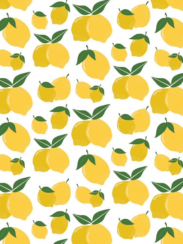 Lemon Pattern Vintage