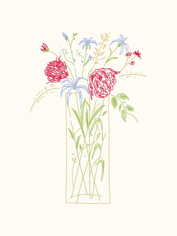Flowers Vase Print
