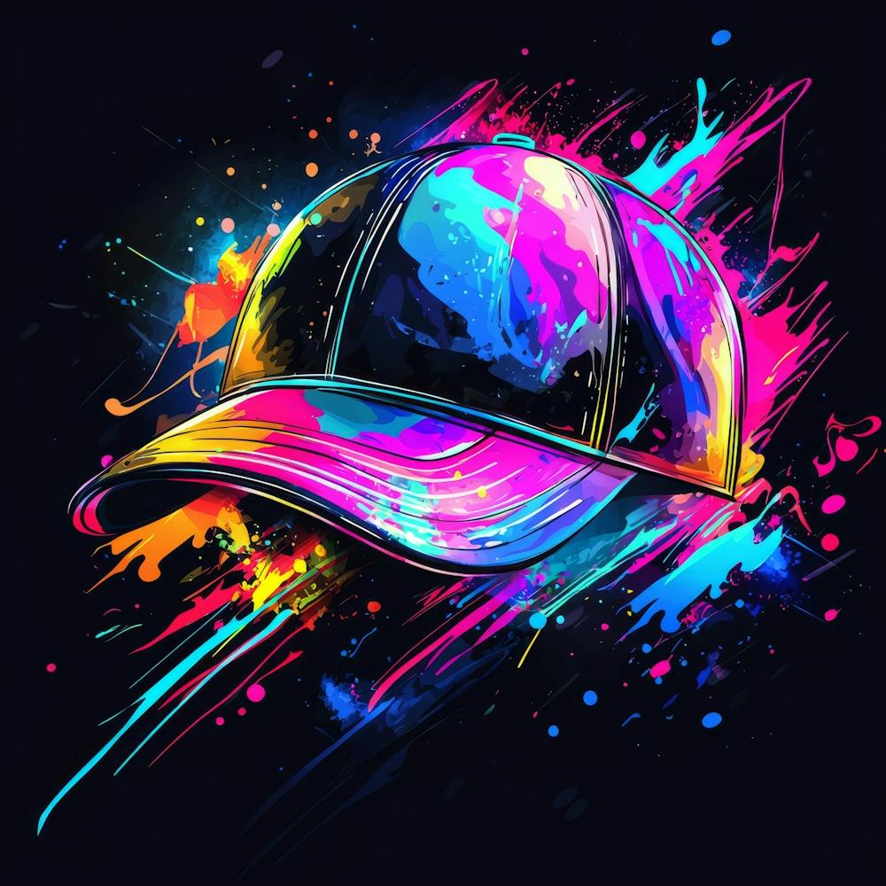Abstract Of A Baseball Cap