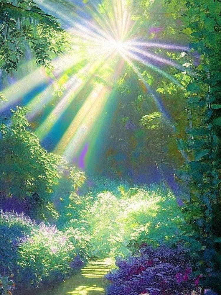 University Of British Columbia Botanical Garden, Canada Classic Painting
