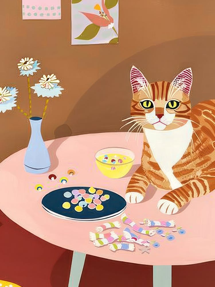 Katze Und Süßigkeiten 2