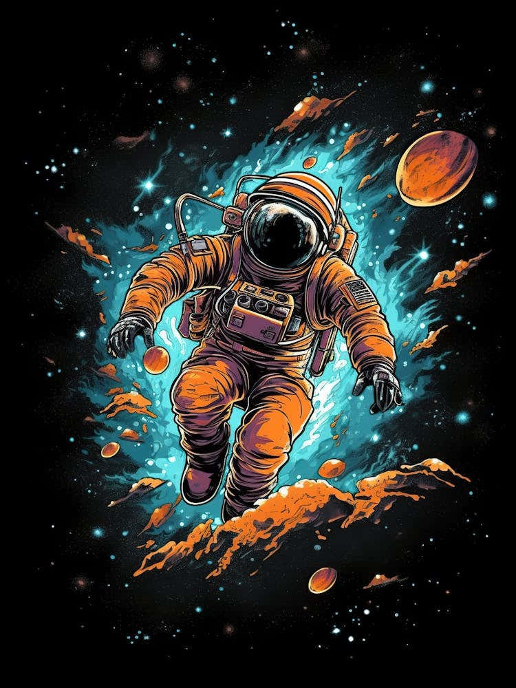 Astronaut In Space 18