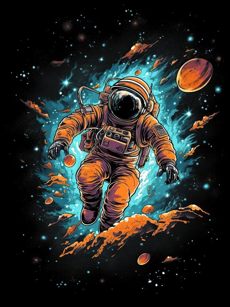 Astronaut In Space 18