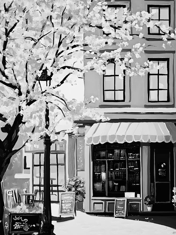 Black And White Painting 128