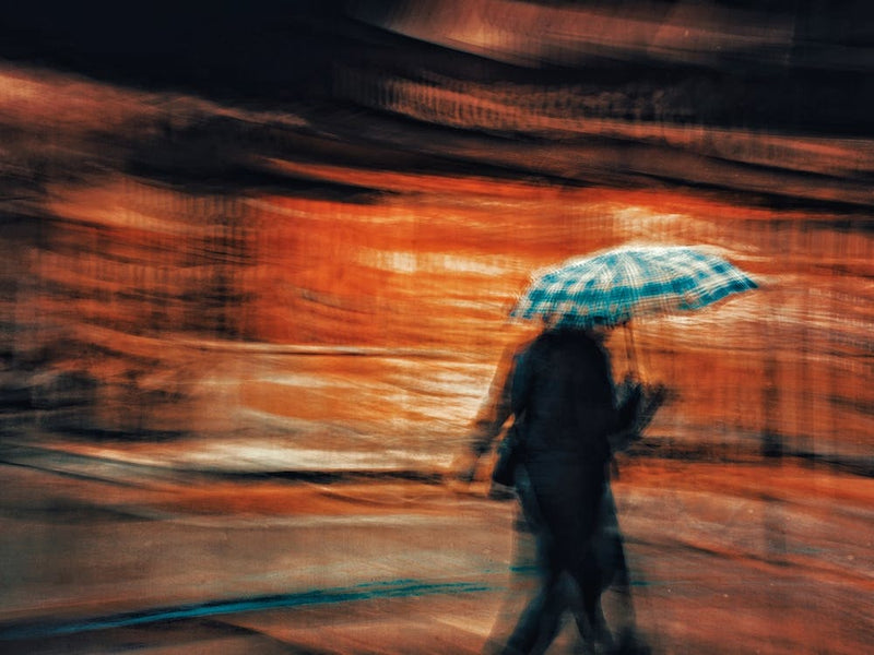 Orange Colored Rainy Day