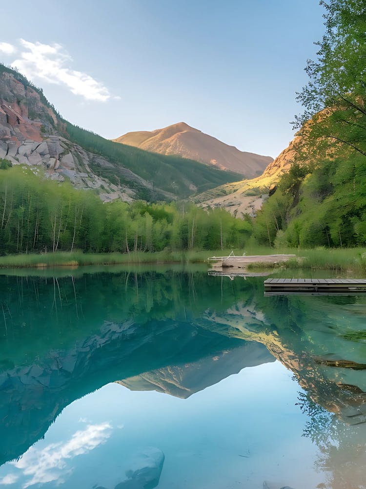 Pond In The Mountains