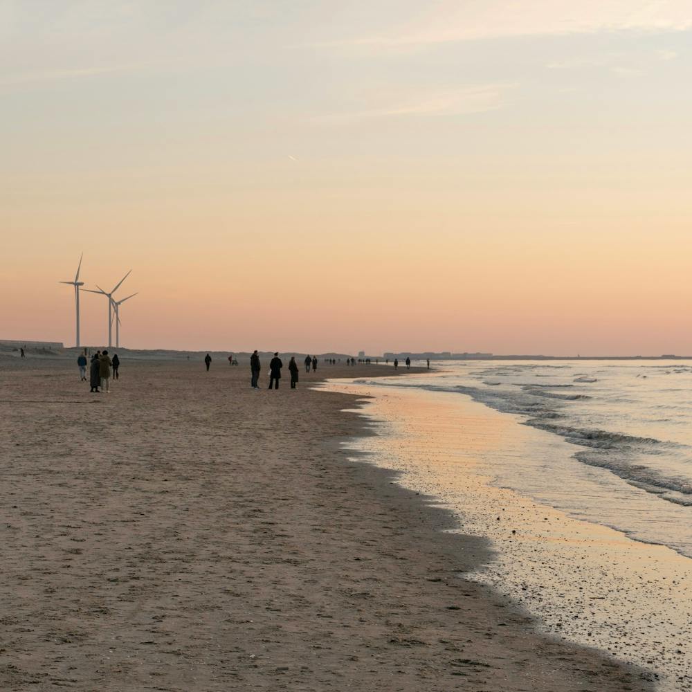 Wijk aan Zee - Küsten Schönheit Ruhe - Quadrat