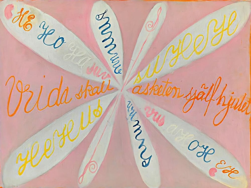 Hilma af Klint The Eros Series No.5, Serie WU/Rosen