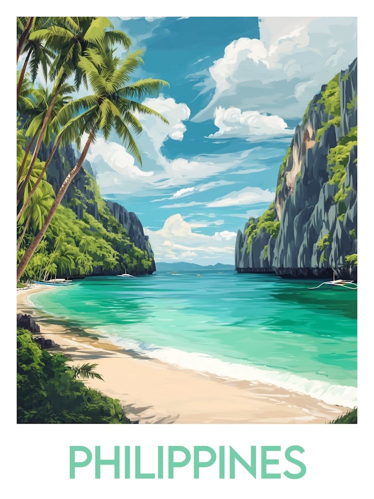 Affiche de voyage Philippines