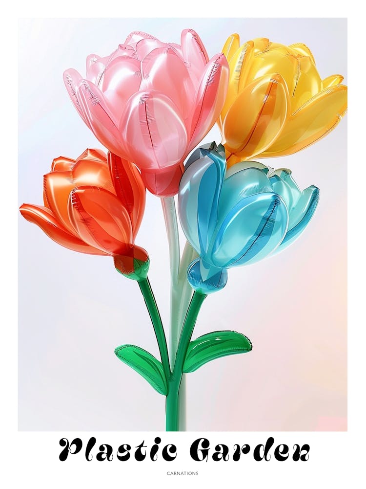 Dreamy Inflatable Flowers Poster Carnations 7