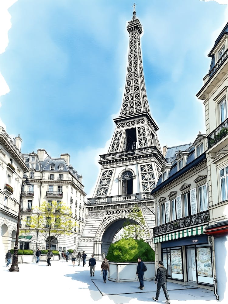 Paris Eiffel Tower 2