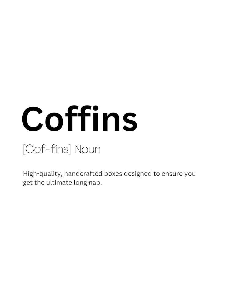 Coffins Definition Meaning 1