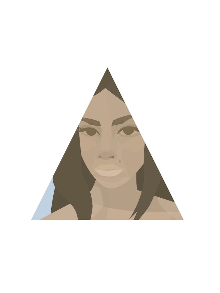 Nicole In A Triangle