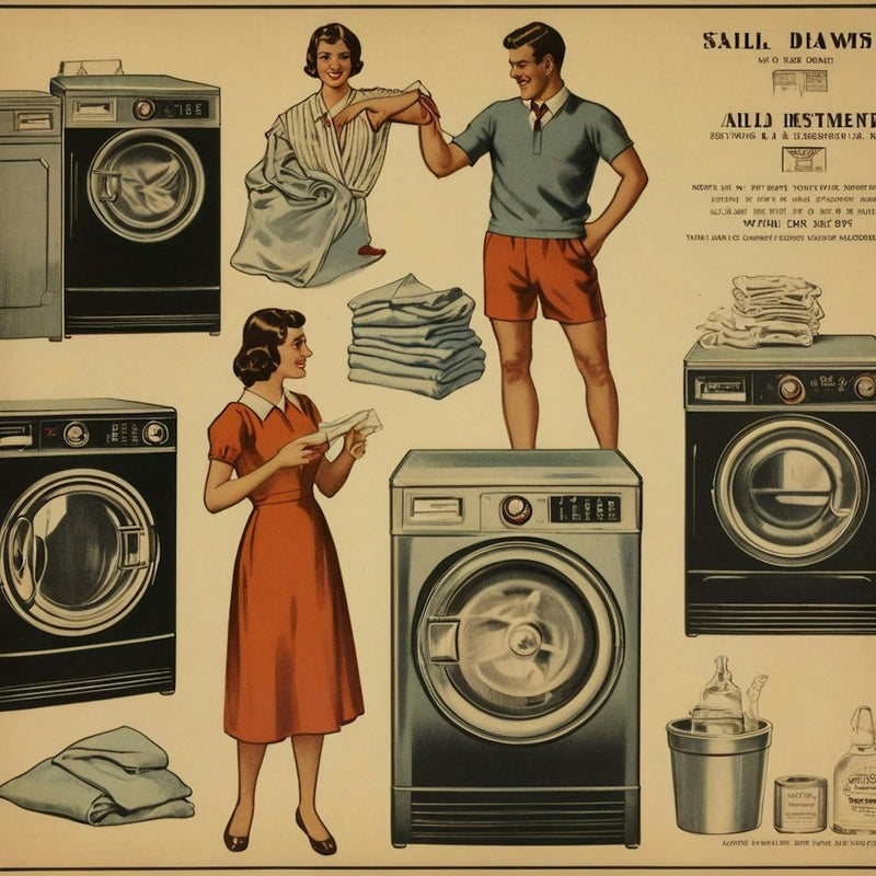 Default Default Vintage And Retro Laundry Advertising Aestethi 1