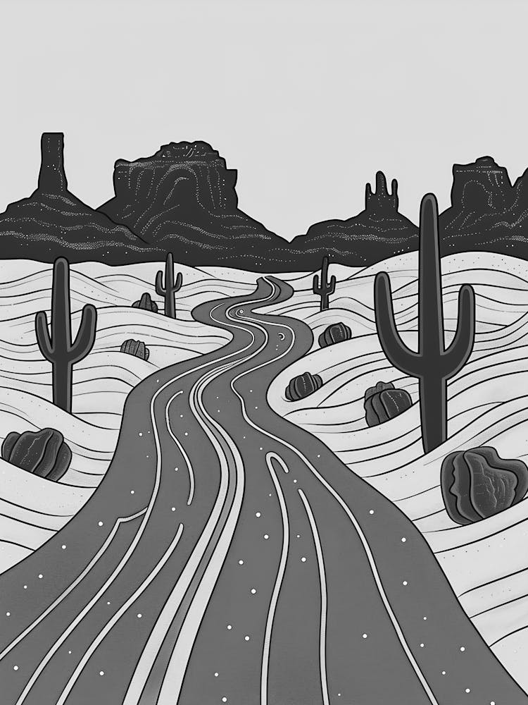 Road In The Desert