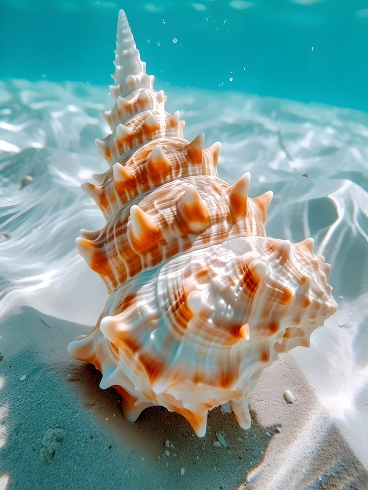 Sea Shell On The Beach
