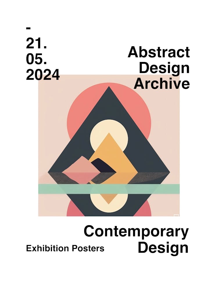 Abstract Design Archive Poster 01