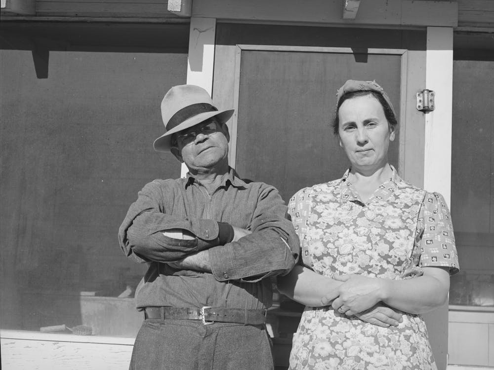 Untitled Photo, Possibly Related To Fruit Farmer And His Wife, Placer County, California, This Couple Have Changed