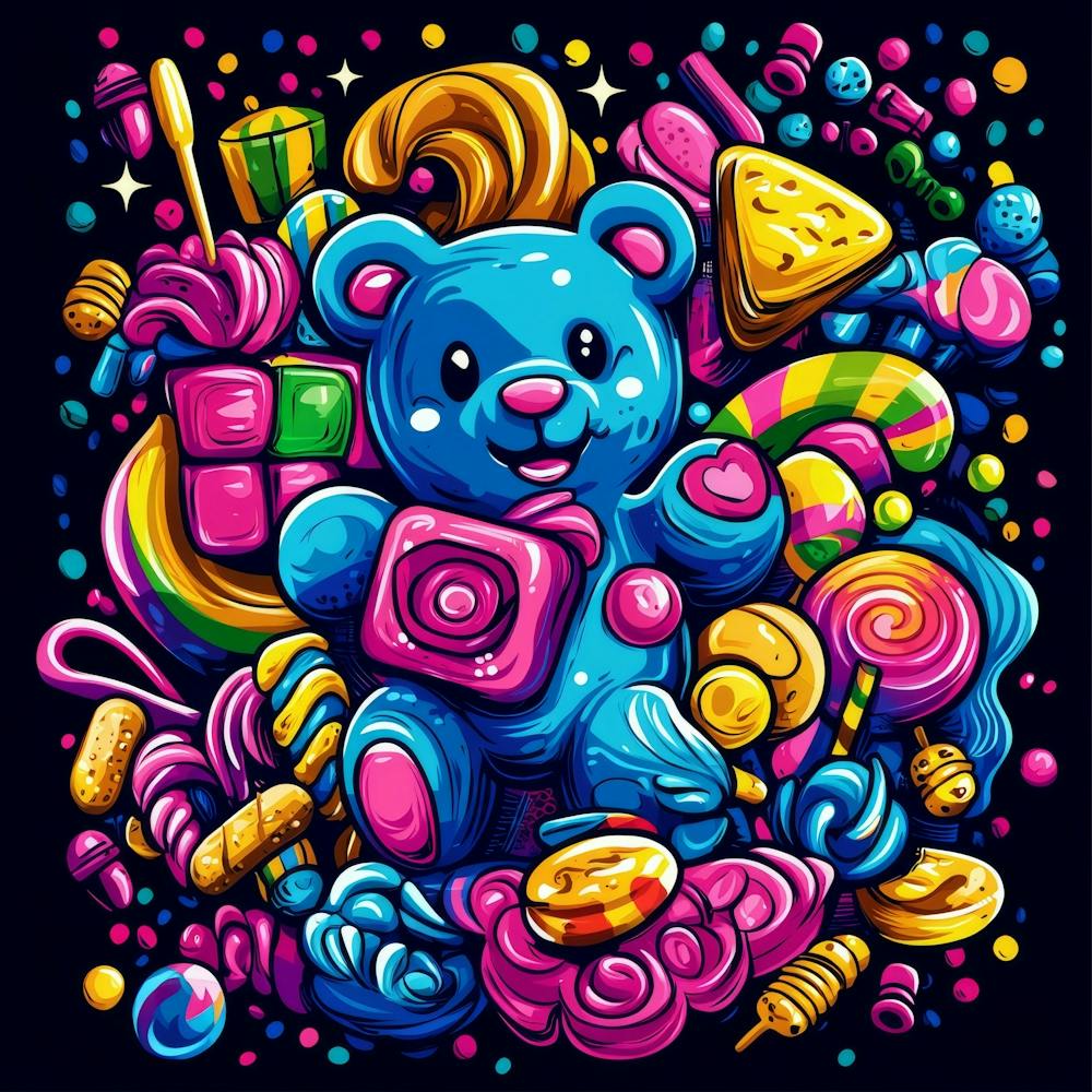 Teddybär Druck 3