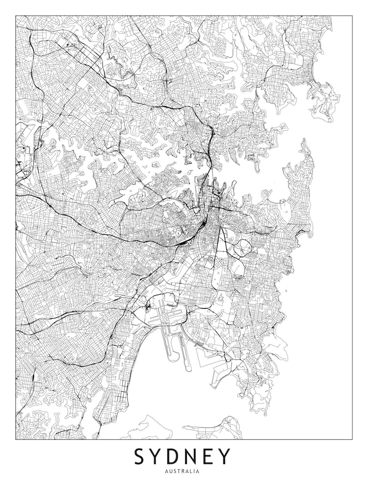 Sydney White Map