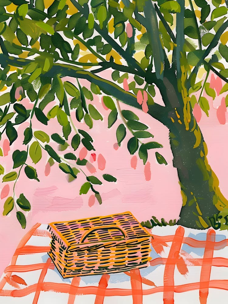 Picknick unter dem Baum