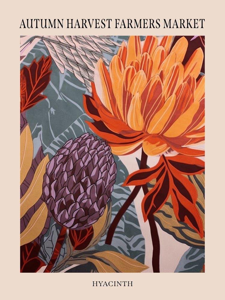 Fall Botanicals Hyacinth 1 Poster