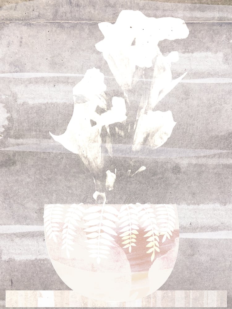 Beige Pot Plant