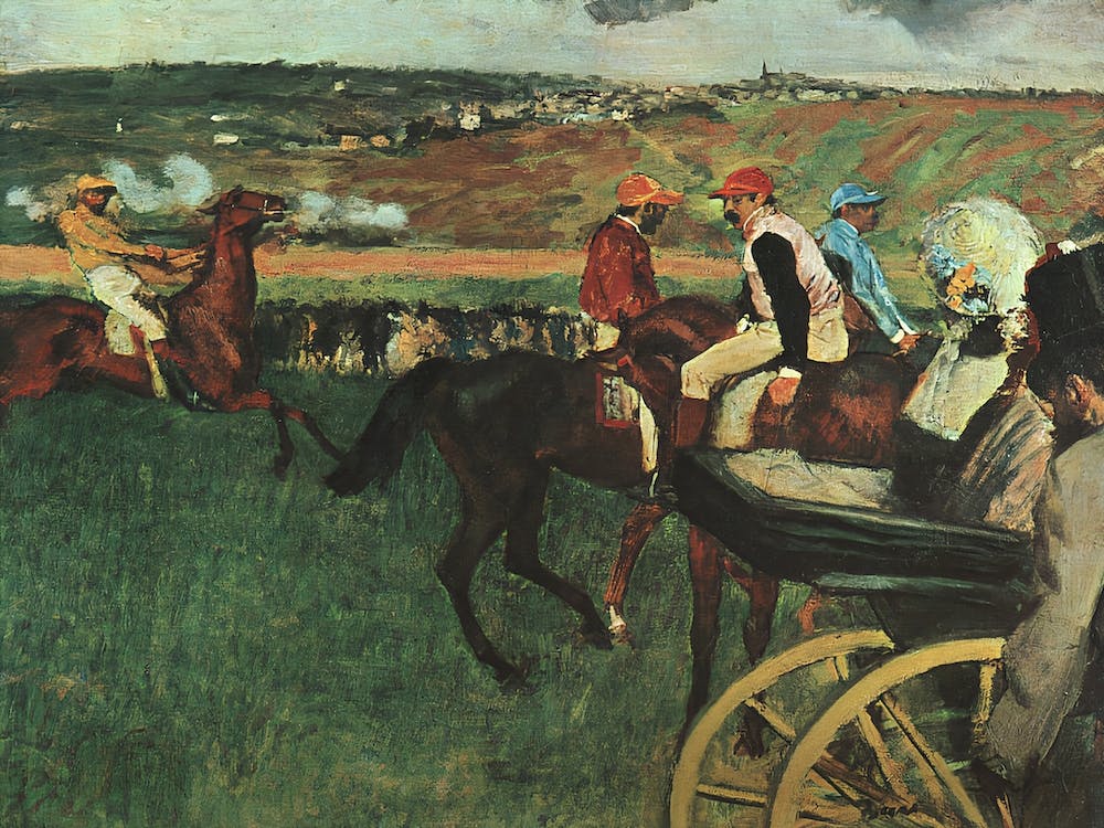 At The Races, Musée D'Orsay, Paris , Edgar Degas