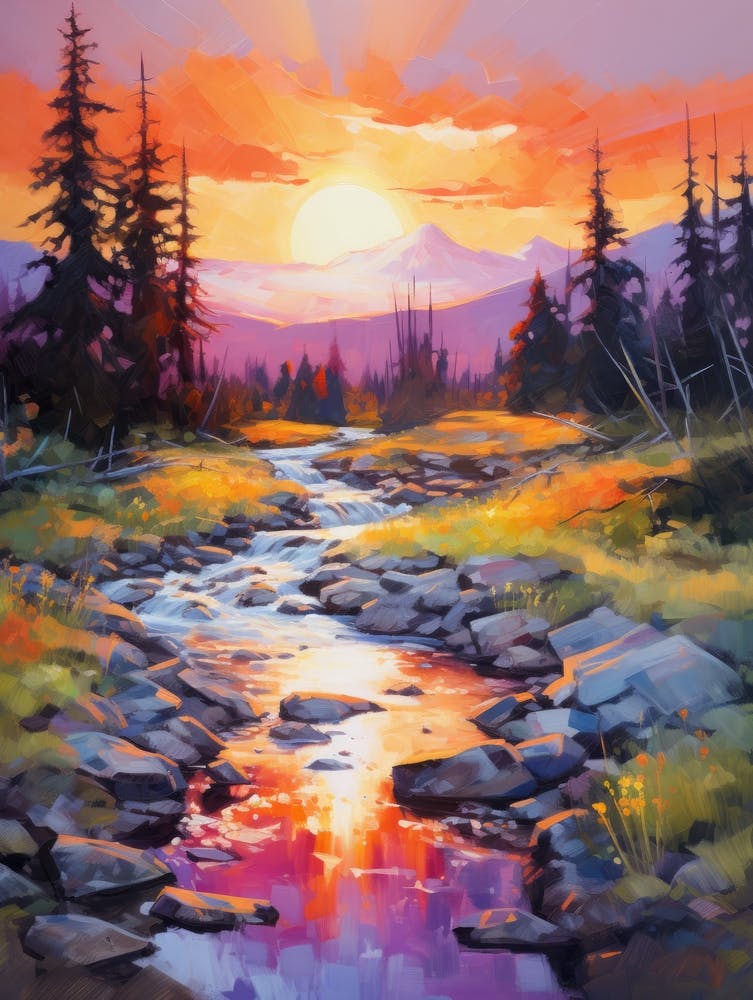 Sunset In The Mountains 19