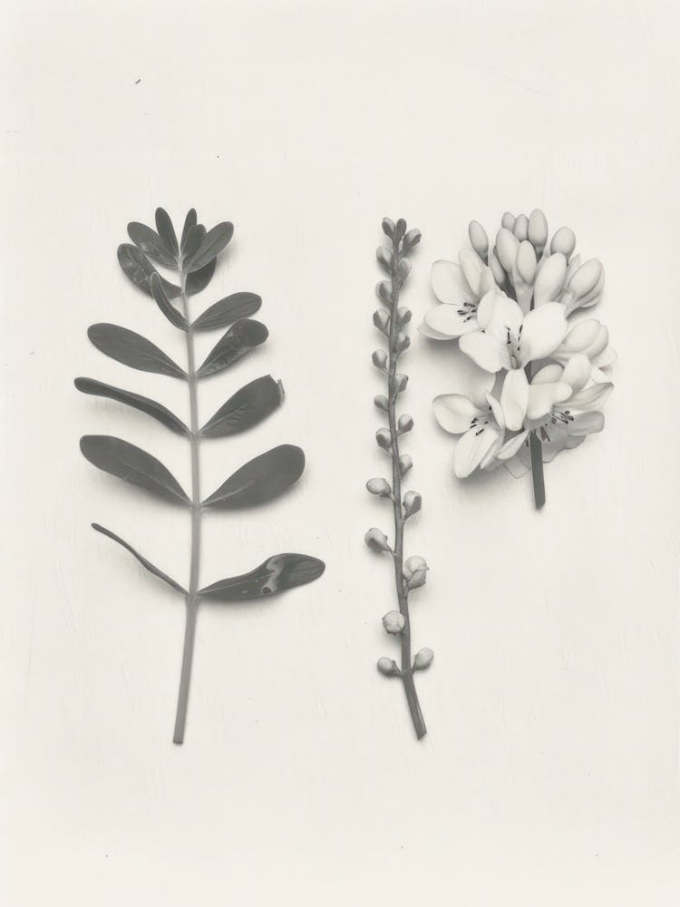 Freesia Flower Photo Collage 1
