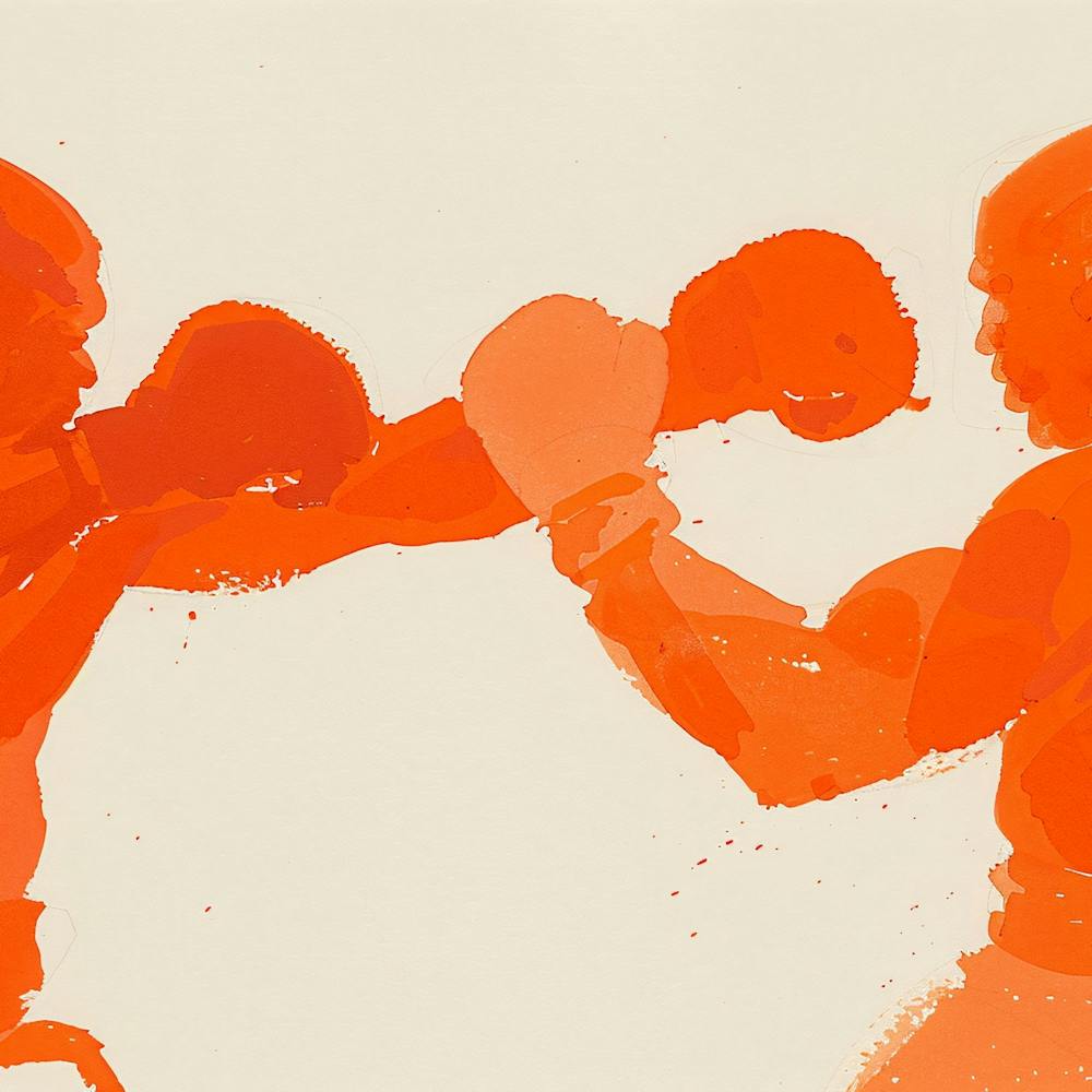 Two Boxers Fighting 2