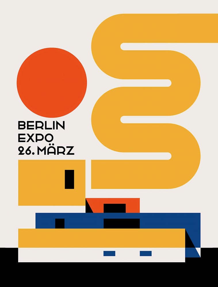 Bauhaus, Berlin Expo Poster