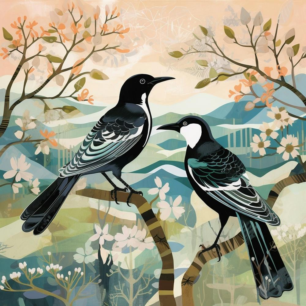 Bird In Nature Magpie 6