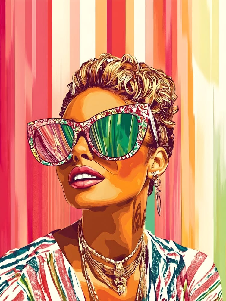 Woman In Sunglasses 2